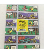 Vintage Grimmy the dog wrapping paper gift wrap sheets mother goose grim... - $19.75