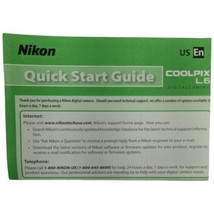 Nikon COOLPIX L6 6.0MP Digital Camera Instruction Quick Start Guide ONLY - £12.74 GBP