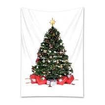 Anyhouz Tapestry Christmas Tree Design With Multi Style Ornaments Bohemian Art W - £23.72 GBP+