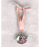 Stained Glass Angel Ornament Sun Catcher Singing Christmas Holiday Gift ... - $12.17