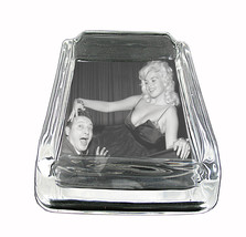 Jayne Mansfield Rs1 Glass Square Ashtray 4&quot; x 3&quot; Smoking Cigarette Bar - £38.66 GBP