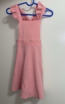 Heart &amp; Arrow Girls Summer Dress Size 4 Bubblegum Pink Waist 20” To 22” - £6.06 GBP