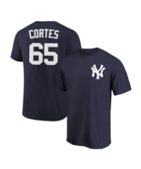 Nestor Cortes T-Shirt New York Yankees Player Name &amp; Number Soft Jersey Tee - $19.99