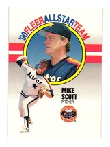 1990 Fleer #10 Mike Scott Houston Astros - $4.00