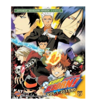 Katekyo Hitman Reborn! Complete Anime Series Eps 1 - 203 DVD English Subtitles - £39.74 GBP