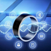 Plusysee Smart Ring-Titanium Steel, NFC - enabled, for Android & Apple image 2