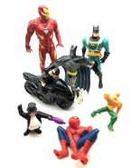 Happy Meal Toy Marvel DC Super Heros &amp; Figures Batman Robin Ironman Aquaman - £7.82 GBP