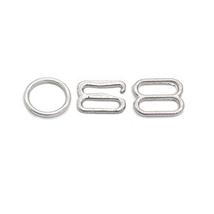 Fujiyuan 5 Sets 8mm 5/16&quot; Metal Bra Strap Adjustment Sliders Hook O Ring... - £4.35 GBP