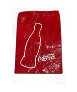 Coca Cola Shopping Bag Drawstring Plastic Red Bottle Everything Coca-Cola - £7.09 GBP