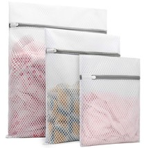 3Pcs Durable Laundry Bags For Delicates (1 Large 16 X 20 Inches, 1 Mediu... - £10.29 GBP
