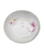 P.V. Vessra Germany Made 1930s/40s Hand Painted Pink Rose Gold Trim 7.5&quot;... - €8,49 EUR