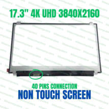 17.3" LED LCD Screen Display 3840x2160 Dell Alienware M17X R4 DP/N CK7T7 UHD - £184.38 GBP