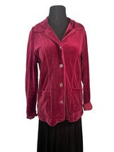 The Territory Ahead Size X Small Plush Velour Women&#39;s Blazer Jacket - £15.76 GBP