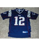 Boys Jersey NFL Football Short Sleeve V-Neck New England Patriots Brady-... - $20.79