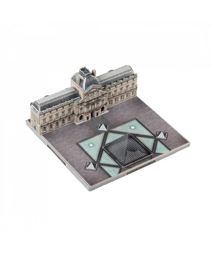 Louvre Museum Paper Model Kit – DIY Paris Architecture Craft for Gift &amp; ... - $521.20 MXN