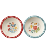 Two (2) Pioneer Woman ~ FLORAL MEDLEY ~ 5.5&quot; Mini Pie Plates ~ Stoneware... - $558.10 MXN