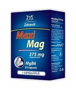 2X MAXI MAG CAPSULES MAGNESIUM + B6 2X 30 capsules - £18.03 GBP