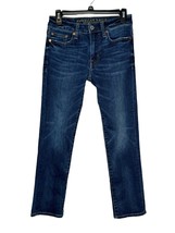 American Eagle Outfitters Mens Jeans Extreme Flex Slim Straight Denim Bl... - $19.79