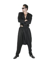 Men&#39;s MC Hammer 80&#39;s Rapper Theater Costume, Black, Large - £214.13 GBP+