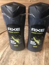 (2) Axe Body Wash Carbon Shower Deep Clean Charcoal Watermint 16 oz. - £21.95 GBP