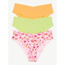 3 Pairs Joyspun Freecut Cheeky  Panties Floral Lime Peach Size 3XL XXXL ... - $5.88