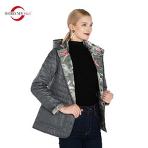 MODERN NEW SAGA Autumn Jacket Women Reversible Jacket Thin Cotton Padded... - £135.45 GBP