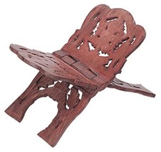 Small 10&quot; Book of Shadows Wooden Book Holder! - $12.82