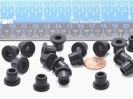 Push in Rubber Feet Fits 3/8&quot; Hole x 1/2&quot; OD x 1/16&quot; Height  Various Pack Sizes - £8.14 GBP+