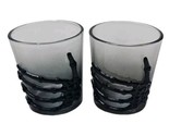 Halloween Skeleton Hand / Finger Shot Glass, Smoked Ombre, 2 Glasses, 3 ... - $16.82