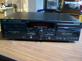 JVC TD-W318 Double Auto Reverse Dolby Tape Deck + Manual - SERVICED - £125.29 GBP