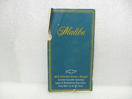 1979 MALIBU *missing back cover* Owners Manual 16087 - $16.82