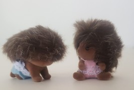 Calico Critters #CC1924 Pickleweeds Hedgehog Baby Twins Blue Pink Girl Boy - £7.03 GBP