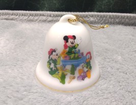 Vintage Disney Mickey Mouse, Goofy, and Donald Duck bell ornament - £11.31 GBP