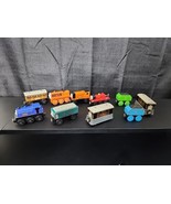 Thomas &amp; Friends Wooden Railway 11Pc Lot of Engines, Tenders Vtg Rickety... - £39.08 GBP