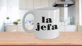 La Jefa Mug Latina Boss Lady Office Work Coworker Gift Christmas Coffee Cup - £15.14 GBP