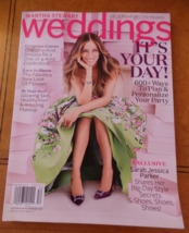 Martha Stewart Weddings Sarah Jessica Parker; Planning; Gowns Summer 201... - $14.00