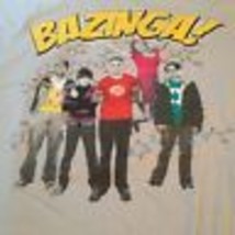 Big Bang Theory Men&#39;s T-Shirt Bazinga Gray T-Shirt Size Small - $18.56