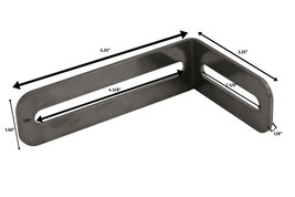 T Slot Stainless L Bracket 5 1/4&quot; x 3 1/4&quot; #3462 - $9.89