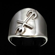 Sterling silver ring Sagittarius Zodiac symbol Horoscope astrology high polished - £55.94 GBP