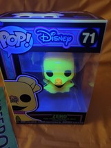 Disney Funko Pop Zero The Nightmare Before Christmas Blacklight Figure T... - $34.64