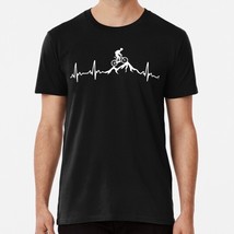 Mountain Bike Heartbeat Funny Mtb Dirt S to 5XL Made in the USA T-Shirt - $22.80