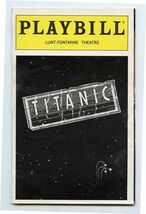 Titanic Playbill Lunt Fontanne Theatre 1998 - $11.88