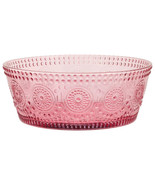 PINK CODI GLASS BOWL LARGE 7" SET OF 2 - $43.51