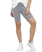 HUE Womens Bike Shorts High Rise Cotton Essentials Granite Size XS $21 -... - £4.22 GBP