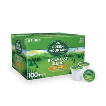 Green Mountain Breakfast Blend Coffee 100 to 200 Keurig K cups Pick Any Size  - £49.46 GBP+
