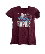 adidas Youth Colorado Rapids Short Sleeve T-Shirt - Burgundy, Large (14) - $282.54 MXN
