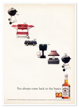 Jim Beam Bourbon Whiskey The Basics Vintage 1992 Full-Page Print Magazine Ad - $9.70