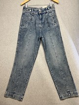 SO Retro Vintage Style Super High Rise Straight Leg Jeans Juniors Size 9/29 W - £21.49 GBP