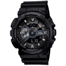 Casio G-Shock Men&#39;s Black Shock &amp; Water Resistant Analog-Digital Watch - £163.85 GBP