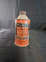 Old WARCO Brake Fluid Oil Can Cone Top Made in USA Gas Station  - $14.37